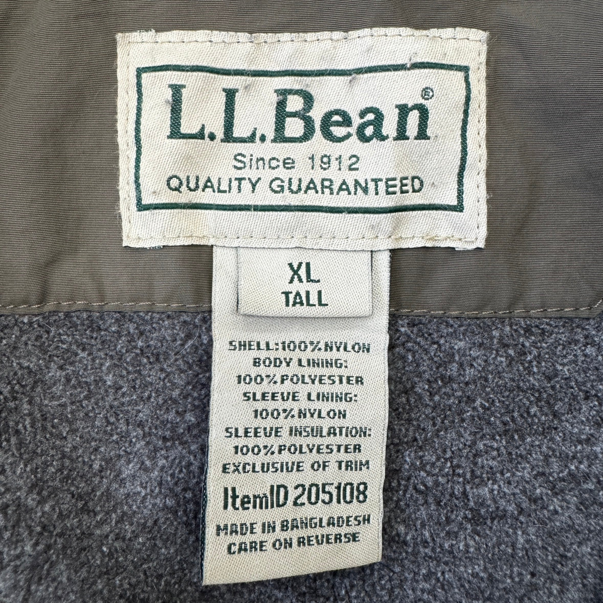 L.L.Bean エルエルビーン ブルゾン ナイロンジャケット XLサイズ 古着