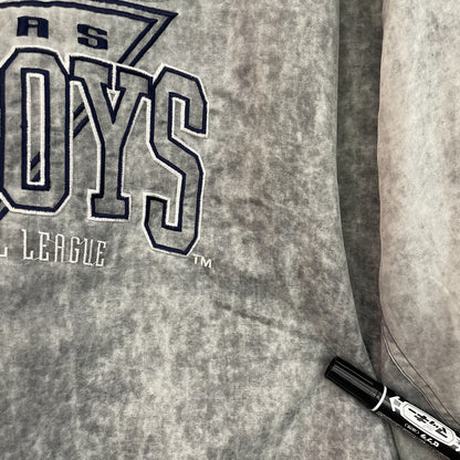 90s vintage 古着　ビンテージ　NFL LOGO7 COWBOYS スタジャン　フーディー　カウボーイズ　ロゴセブン