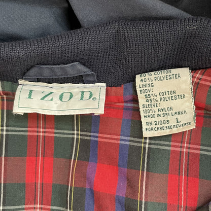 90s vintage 古着　ビンテージ IZOD アイゾッド　ハリントンジャケット　スイングトップ　ワンポイント　ワッペン