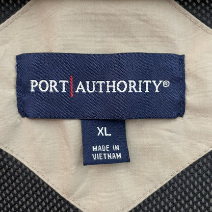 90s vintage 古着　ビンテージ　PORT AUTHORITY ポートオーソリティ　ナイロンジャケット　ワンポイント刺繍