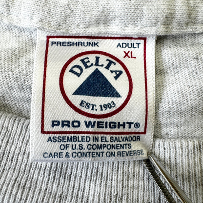 DELTA デルタ 長袖Tシャツ POLOSPORTS フロントプリント サイズXL 古着