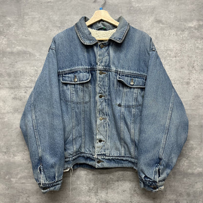 90s vintage 古着　ビンテージ　ラングラー　Wrangler　デニムジャケット　デニムボア　インディゴ