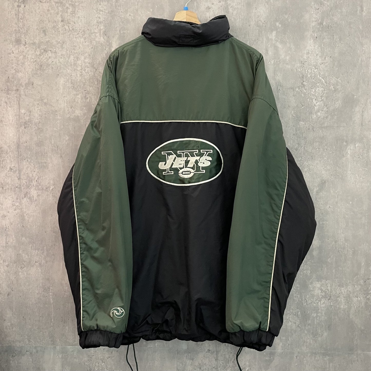 90s vintage 古着　ビンテージ　NFL ナイロンジャケット　リバーシブル　フリース　チーム　スポーツ　チームロゴ　フルジップ