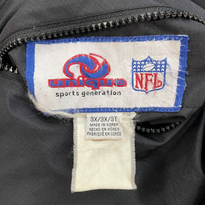 90s vintage 古着　ビンテージ　NFL ナイロンジャケット　リバーシブル　フリース　チーム　スポーツ　チームロゴ　フルジップ