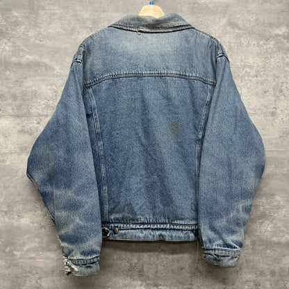 90s vintage 古着　ビンテージ　ラングラー　Wrangler　デニムジャケット　デニムボア　インディゴ