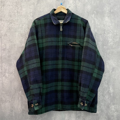 90s vintage 古着　ビンテージ　ウールジャケット　チェック柄　COUNTYSEAT RUGGES WEAR