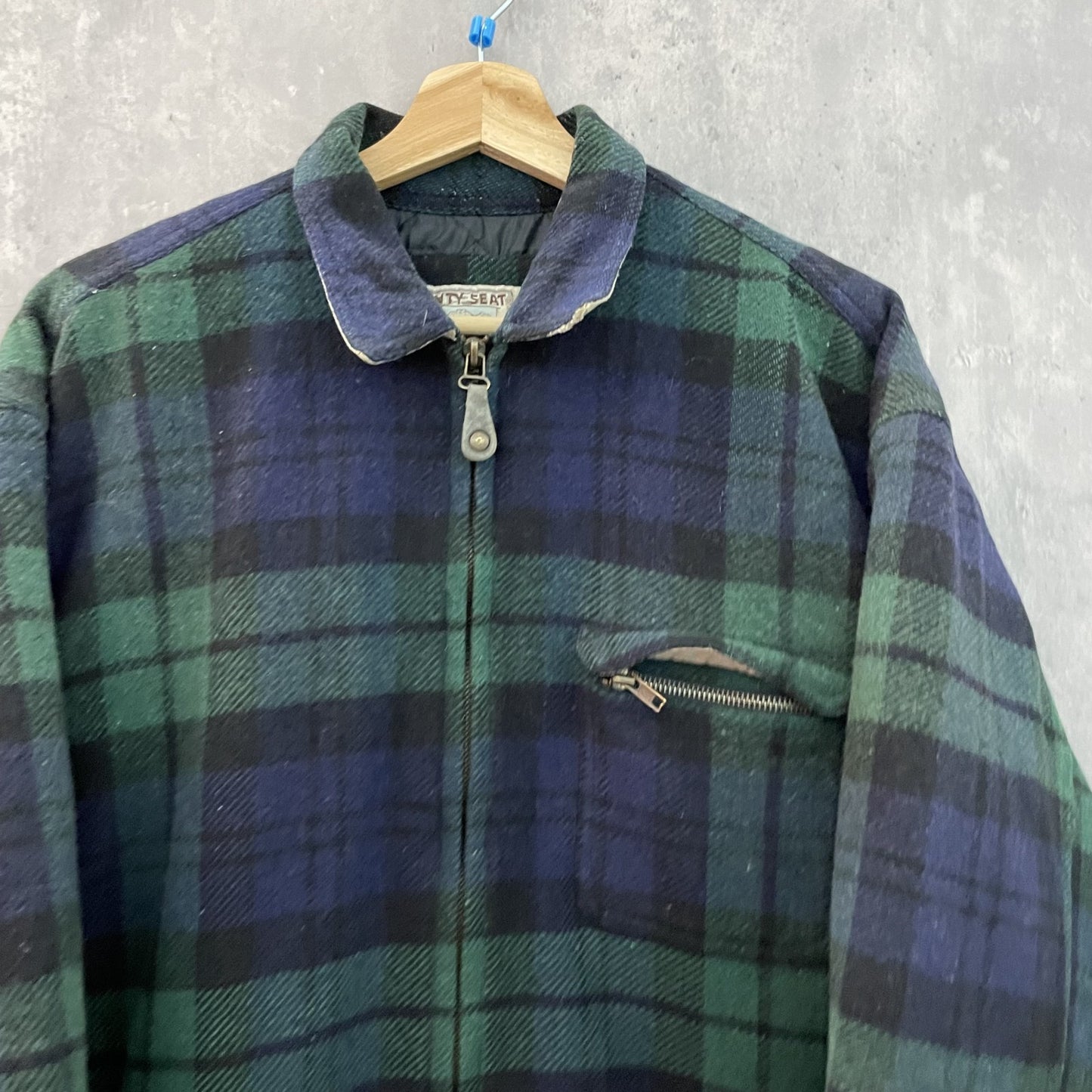 90s vintage 古着　ビンテージ　ウールジャケット　チェック柄　COUNTYSEAT RUGGES WEAR