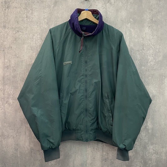 90s vintage 古着　ビンテージ　コロンビア　Columbia ナイロン　ブルゾンジャケット　アウトドア　裏地フリース