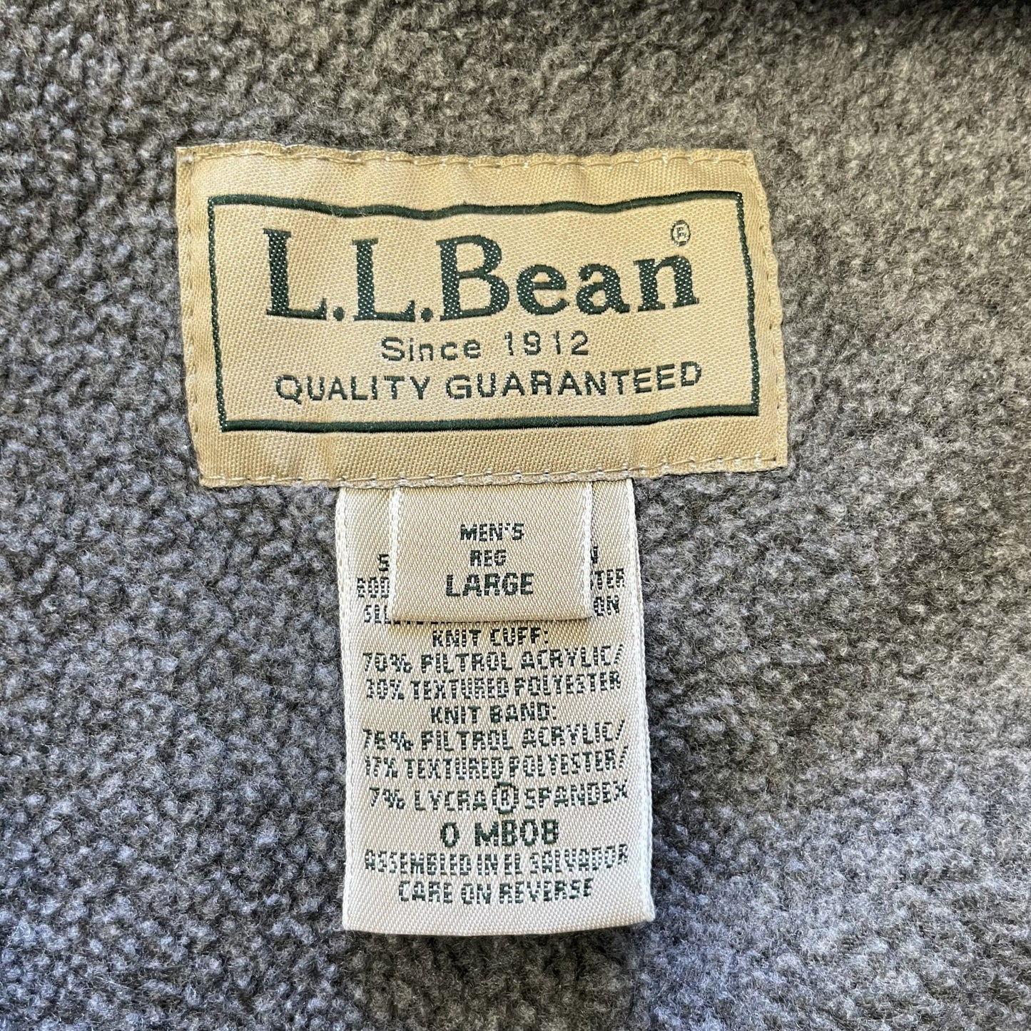 90s vintage 古着　ビンテージ　エルエルビーン　L.L.Bean　アウトドア　ナイロンジャケット　ウォームアップジャケット　裏地フリース