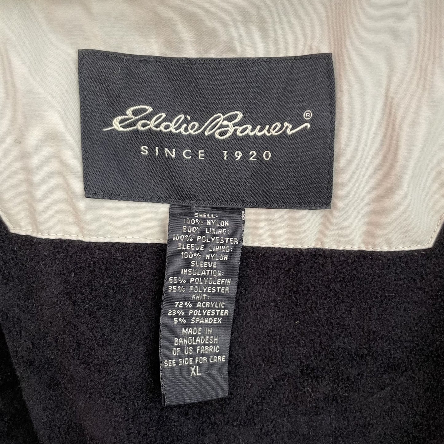 00s vintage 古着　ビンテージ　エディーバウアー　EddieBauer　ナイロン　フルジップ　オーバーサイズ