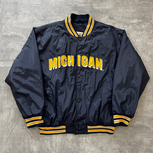 90s vintage 古着 STEVE&BARRY'S スティーブアンドバリーズ MICHIGANスタジャン サイズXL 中国製