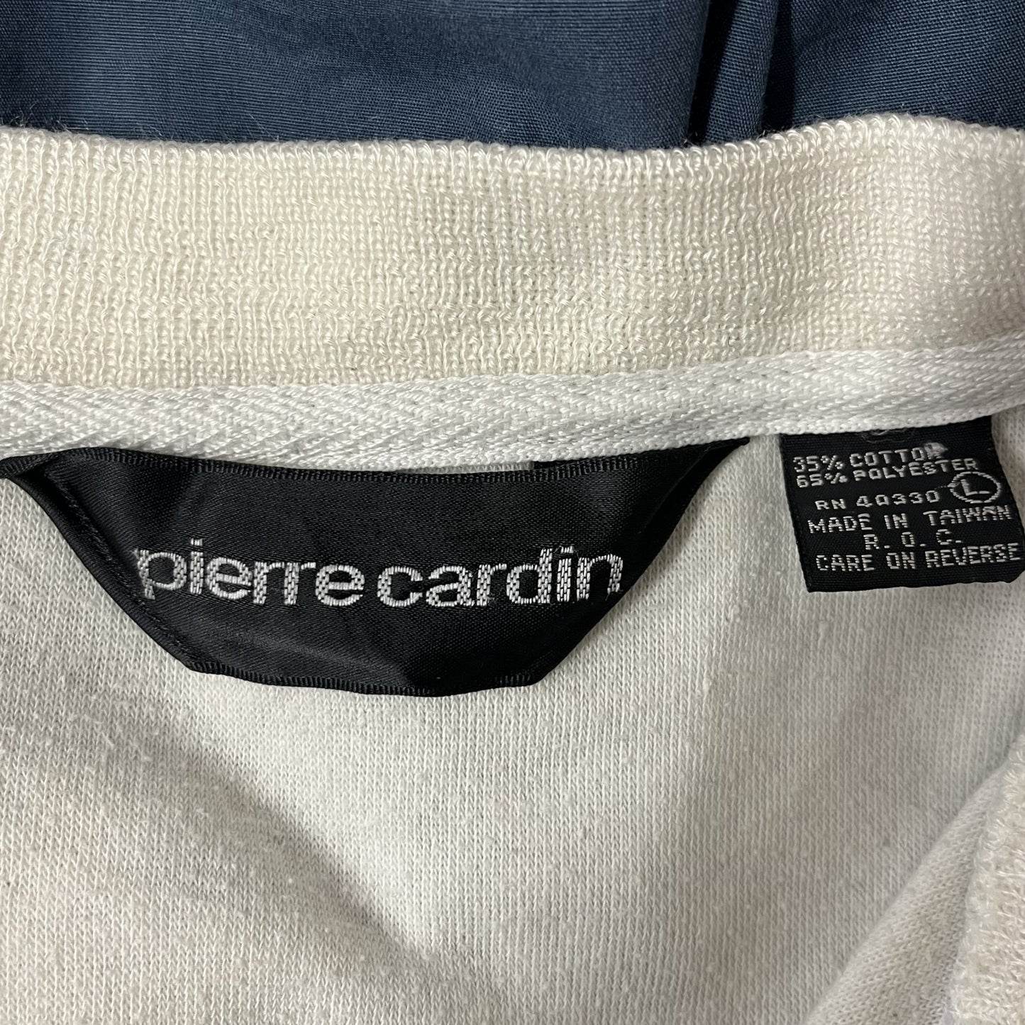 00s vintage 古着　ビンテージ　半袖　タオル生地　カジュアル　スナップボタン　スポーツ　Pierre cardin