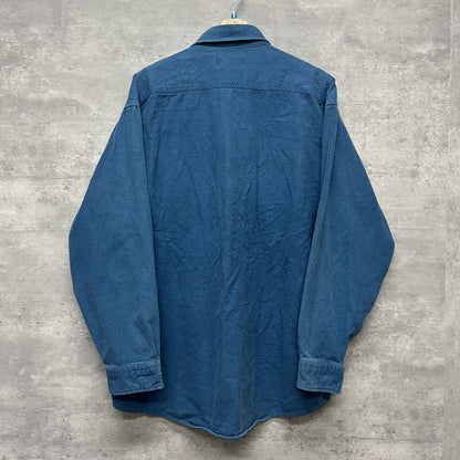 90s vintage 古着　ビンテージ　セントジョンズベイ　ST.JOHN'S BAY　長袖シャツ　シャモアシャツ　CHAMOIS CLOTH