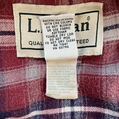 00s vintage 古着　ビンテージ　エルエルビーン　L.L.Bean シャツ　ベスト　チェック　アウトドア　アメカジ　オーバーサイズ