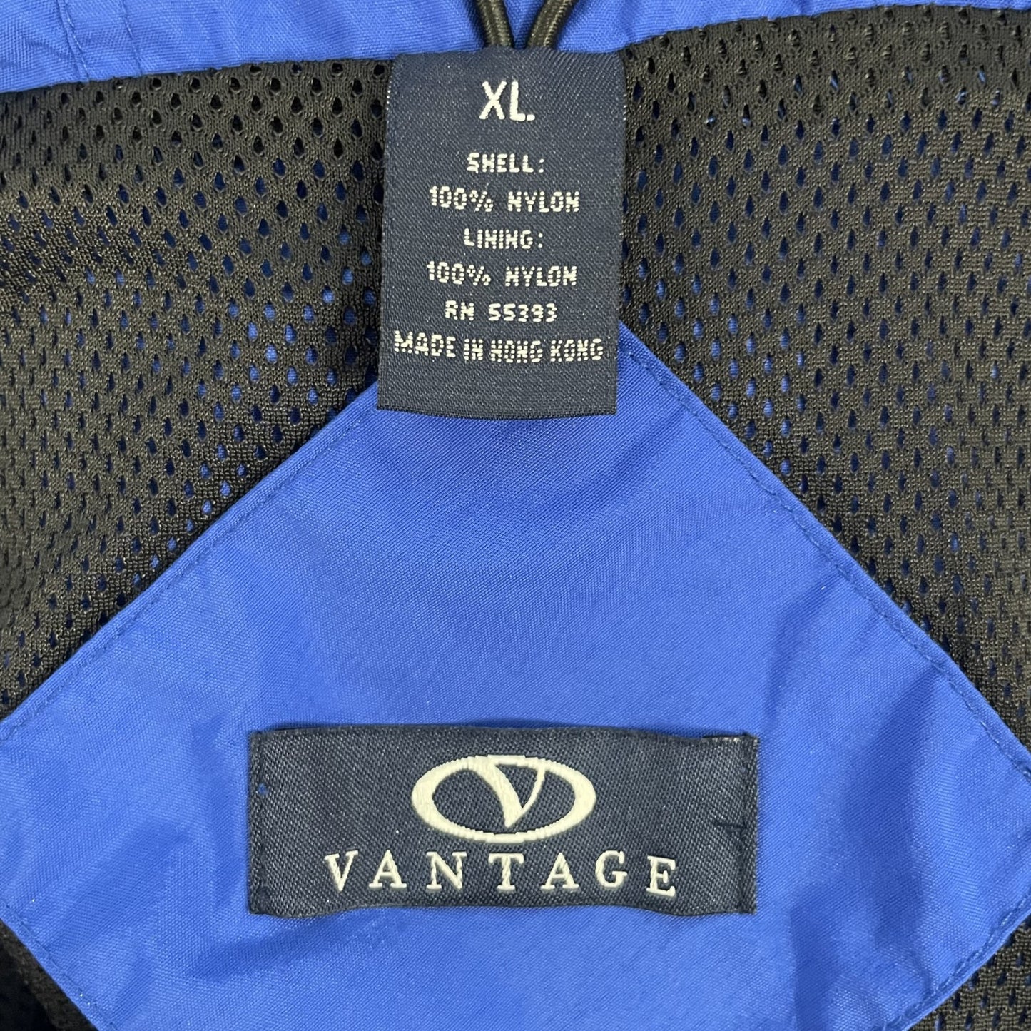 90s vintage　古着　ビンテージ　VANTAGE ナイロンジャケット アノラック　ストリート　ドローコード　テック　オーバーサイズ