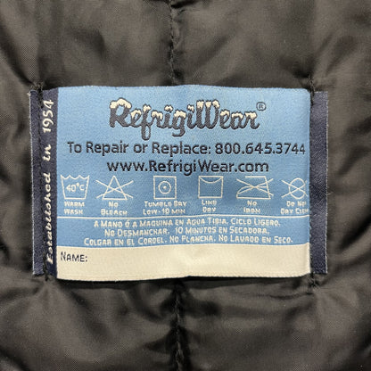 90s vintage 古着　ビンテージ　RefrigiWear ナイロンジャケット　ブルゾン　ネイビー　アメカジ　オーバーサイズ　