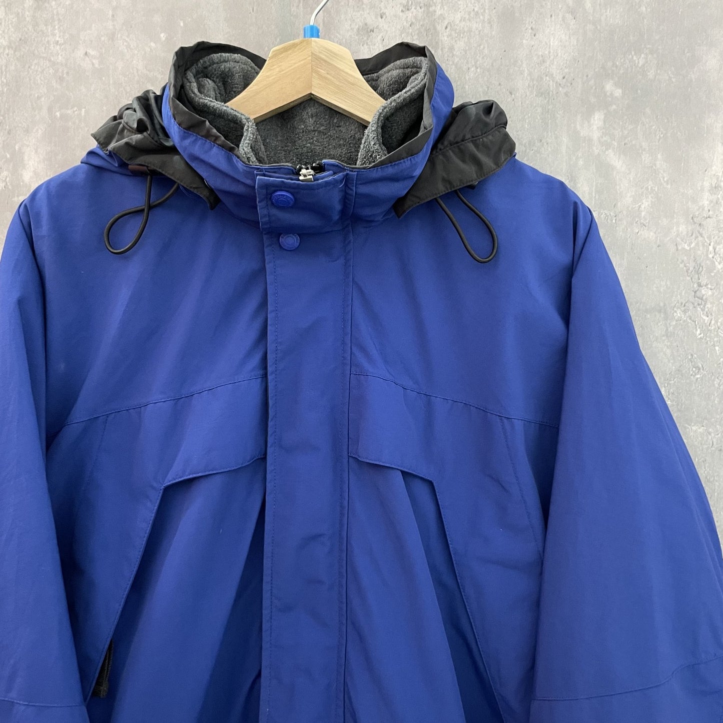 00s vintage 古着　ビンテージ　エディーバウアー　EddieBauer　フルジップ　オーバーサイズ　アウトドア　カジュアル　ドローコード