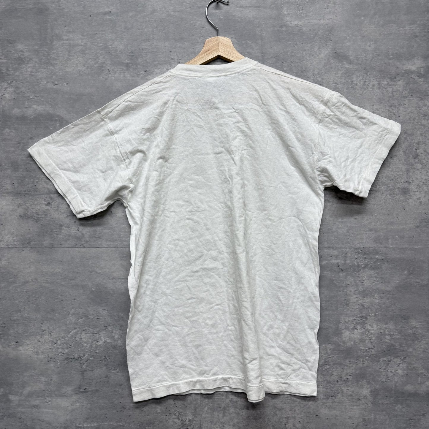 80s 90s vintage 古着　ビンテージ　Tシャツ　両シングルステッチ　モーター　ストリート　スケーター　ホワイト