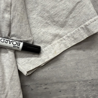 90s 00s vintage 古着　ビンテージ　BAYSIDE USA製　胸ポケット付き　ホワイト　バックプリント　