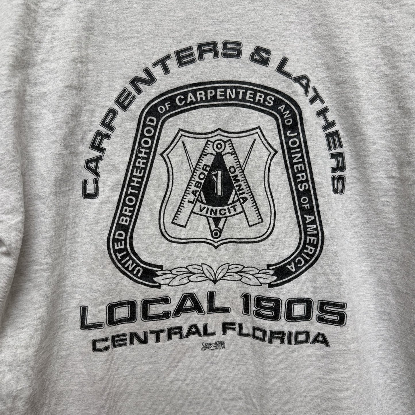 90s 00s vintage 古着　ビンテージ　BAYSIDE USA製　胸ポケット付き　ホワイト　バックプリント　