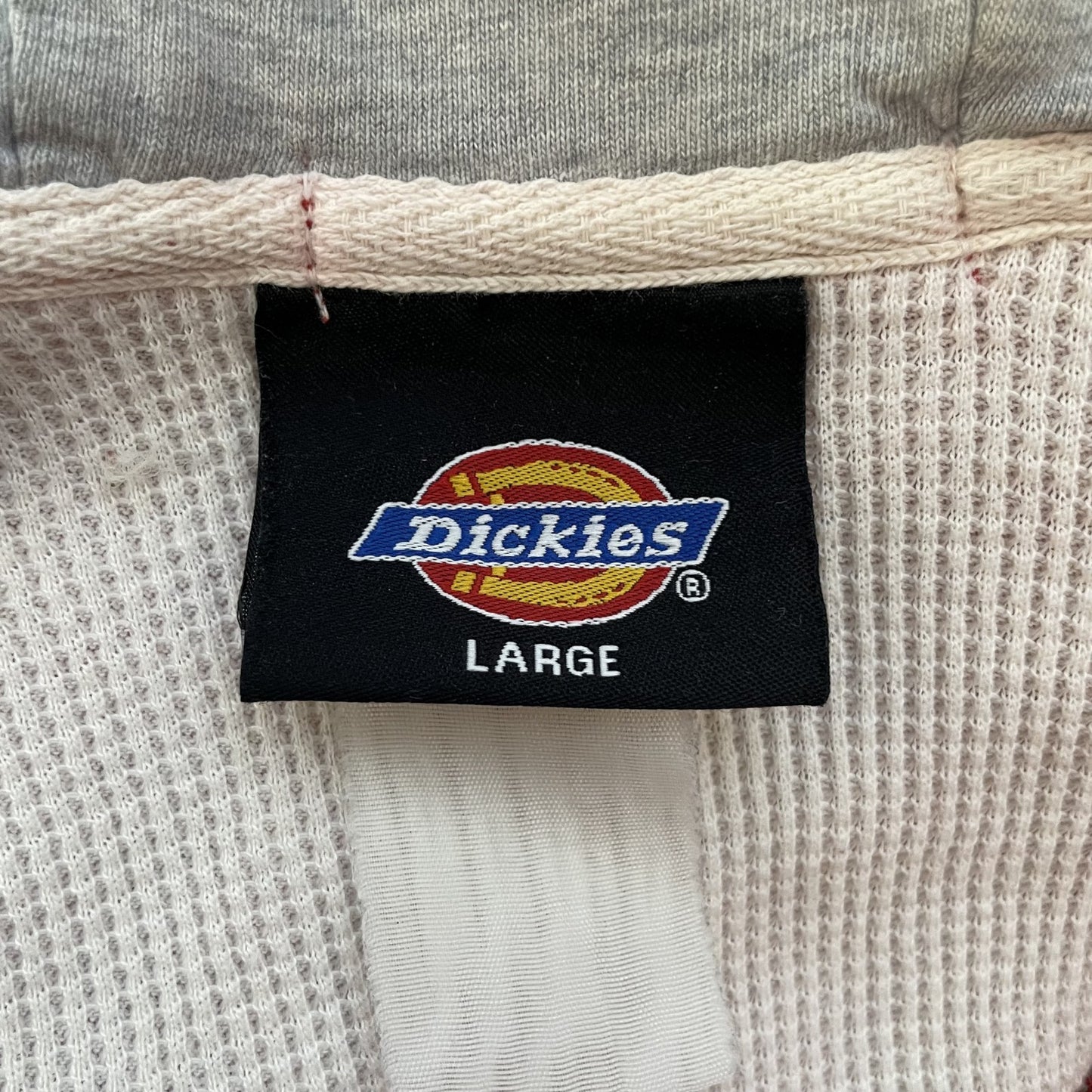 90s vintage 古着　ビンテージ　ディッキーズ　Dickies サーマル　パーカー　無地　ジップアップ　スケーター　ストリート