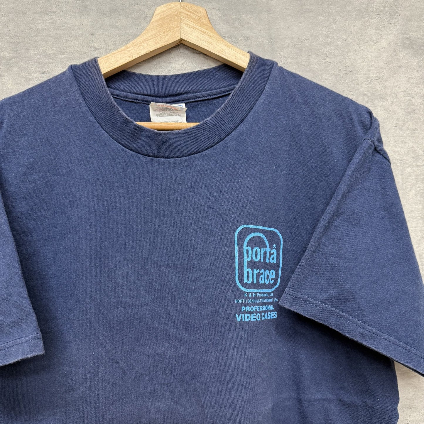 00s vintage 古着　ビンテージ　Hanse　ヘインズ　ボックスシルエット　ネイビー