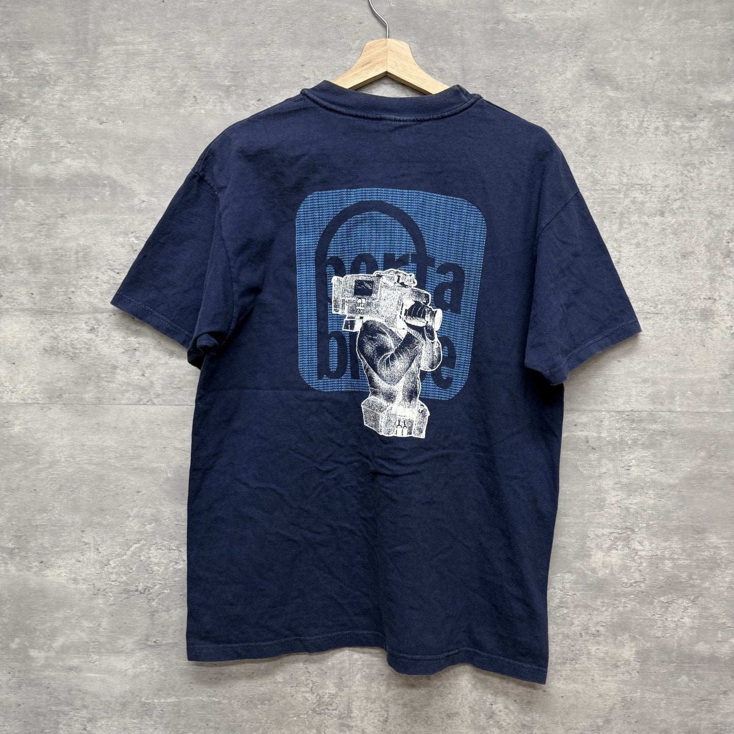 00s vintage 古着　ビンテージ　Hanse　ヘインズ　ボックスシルエット　ネイビー