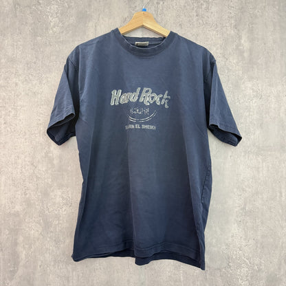 90s vintage 古着　ビンテージ　ハードロック　Tシャツ　カジュアル　シティ　フロントロゴ　HardRock