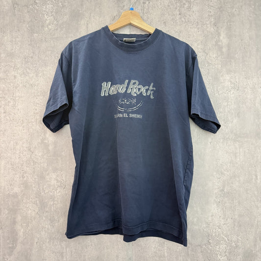 90s vintage 古着　ビンテージ　ハードロック　Tシャツ　カジュアル　シティ　フロントロゴ　HardRock