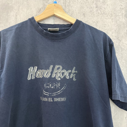 90s vintage 古着　ビンテージ　ハードロック　Tシャツ　カジュアル　シティ　フロントロゴ　HardRock