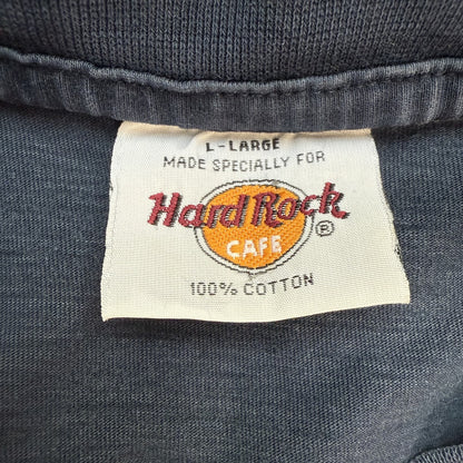 90s vintage 古着　ビンテージ　ハードロック　Tシャツ　カジュアル　シティ　フロントロゴ　HardRock