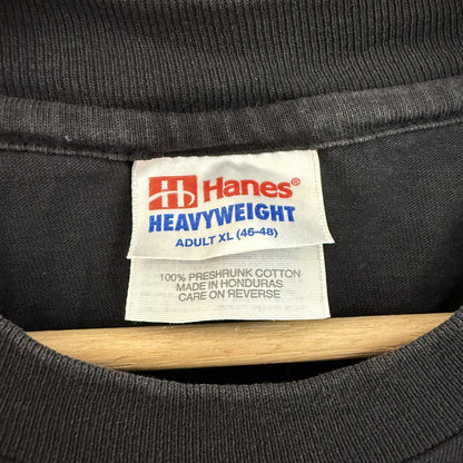 90s vintage 古着　ビンテージ　Hanes　ヘインズ　Tシャツ　干支　羊Tシャツ　袖シングル　ブラック