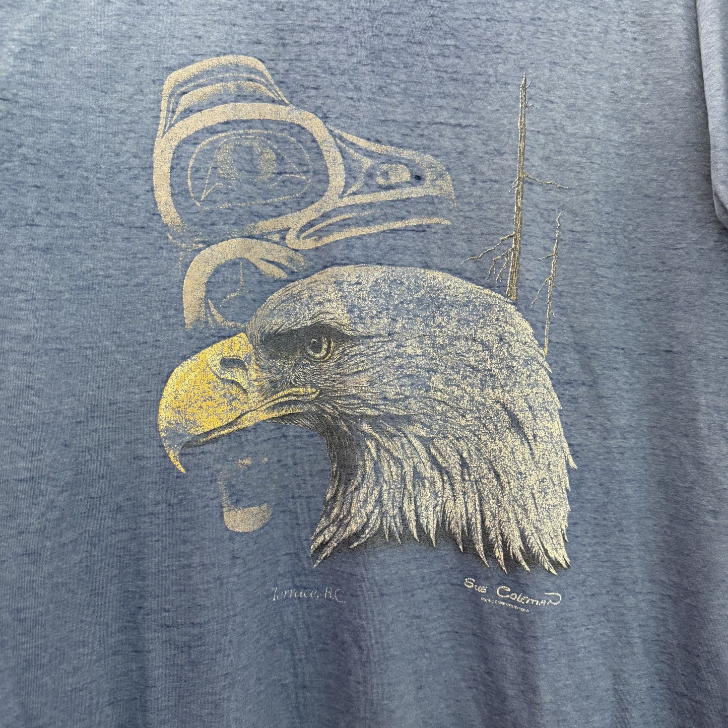 90s vintage 古着　ビンテージ　ジャージーズ　アニマルT 袖シングル　USA製　オーバーサイズ　