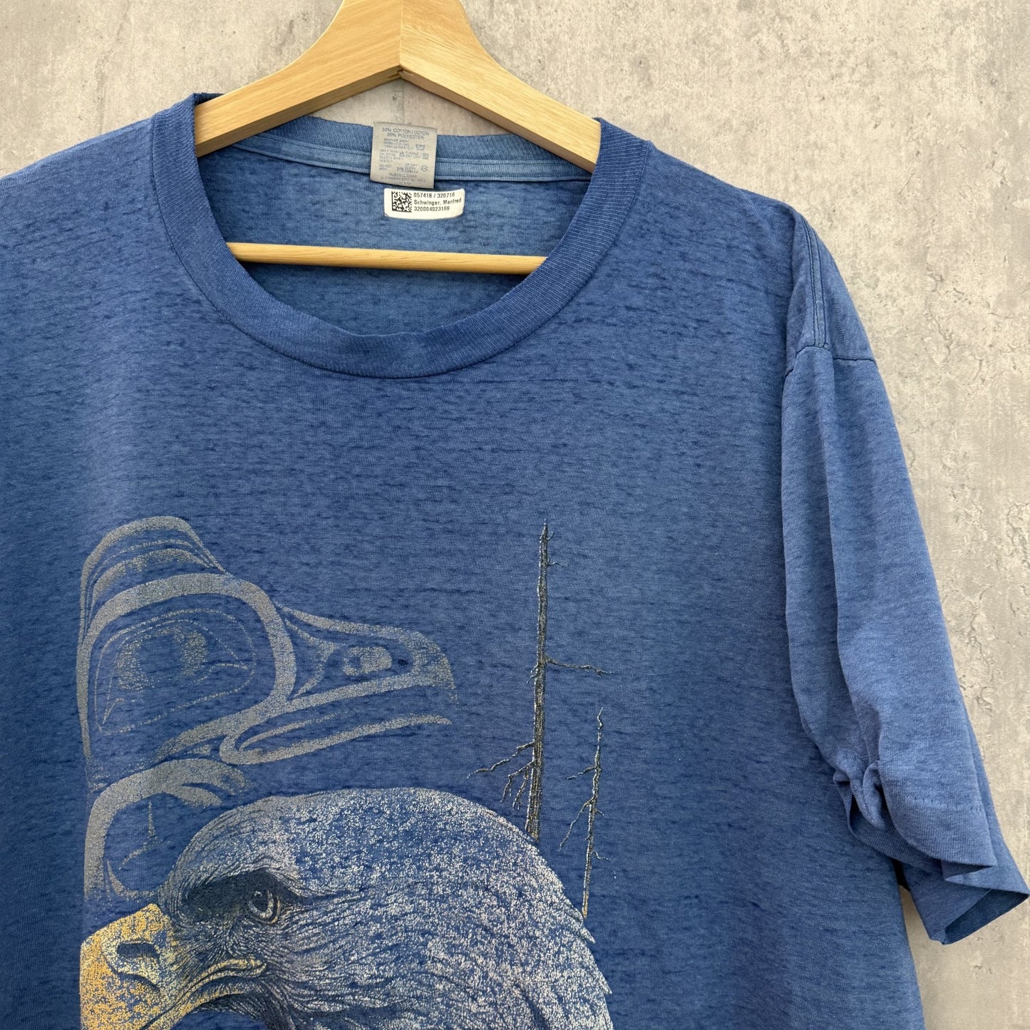 90s vintage 古着　ビンテージ　ジャージーズ　アニマルT 袖シングル　USA製　オーバーサイズ　