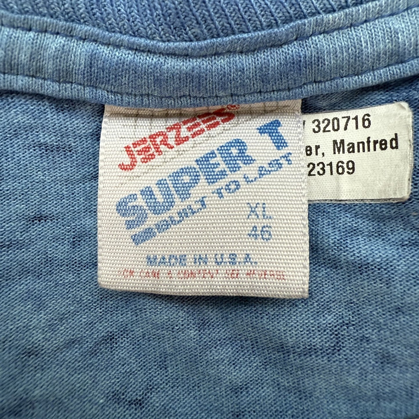 90s vintage 古着　ビンテージ　ジャージーズ　アニマルT 袖シングル　USA製　オーバーサイズ　