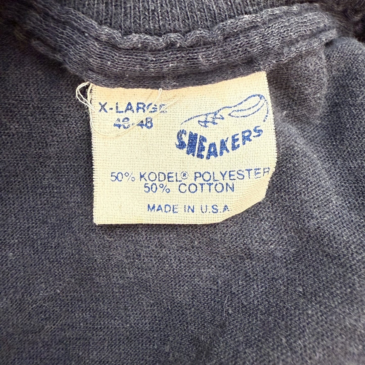 80s vintage 古着　ビンテージ　両シングル　企業　スミクロ　USA製　シティ　SNEAKERS