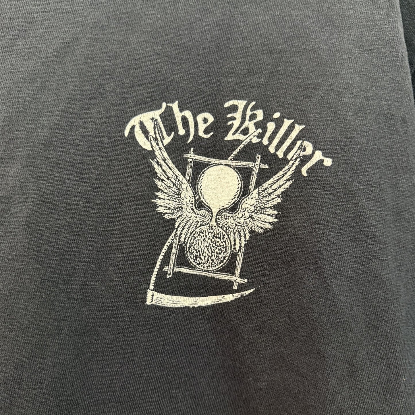 00s vintage 古着　ビンテージ　フルーツオブザルーム　Tシャツ　カジュアル　ストリート　胸プリント　ブラック