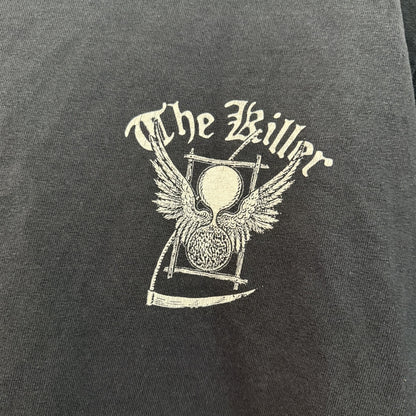 00s vintage 古着　ビンテージ　フルーツオブザルーム　Tシャツ　カジュアル　ストリート　胸プリント　ブラック