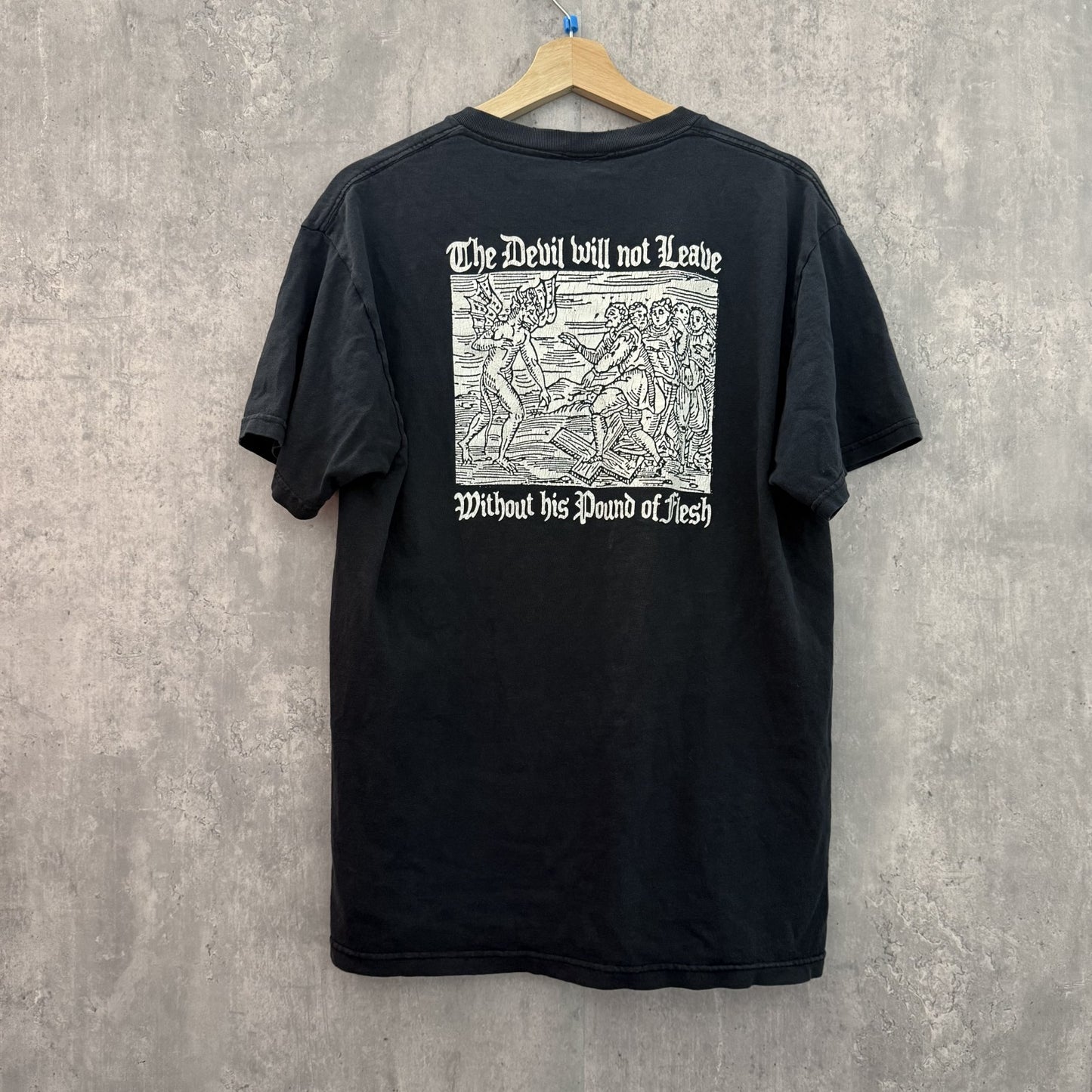 00s vintage 古着　ビンテージ　フルーツオブザルーム　Tシャツ　カジュアル　ストリート　胸プリント　ブラック