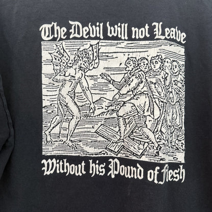 00s vintage 古着　ビンテージ　フルーツオブザルーム　Tシャツ　カジュアル　ストリート　胸プリント　ブラック