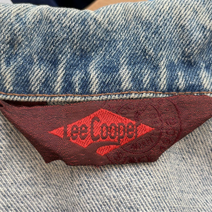 90s vintage 古着　ビンテージ　デニムジャケット　リークーパー　LeeCooper Gジャン　インディゴ　アメカジ