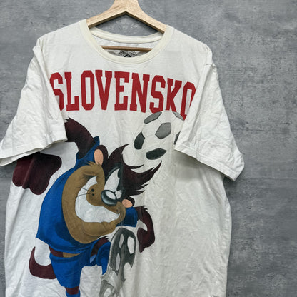 00s vintage 古着　ビンテージ　LooneyTunes ルーニ・テューズ　サッカー　キャラクター