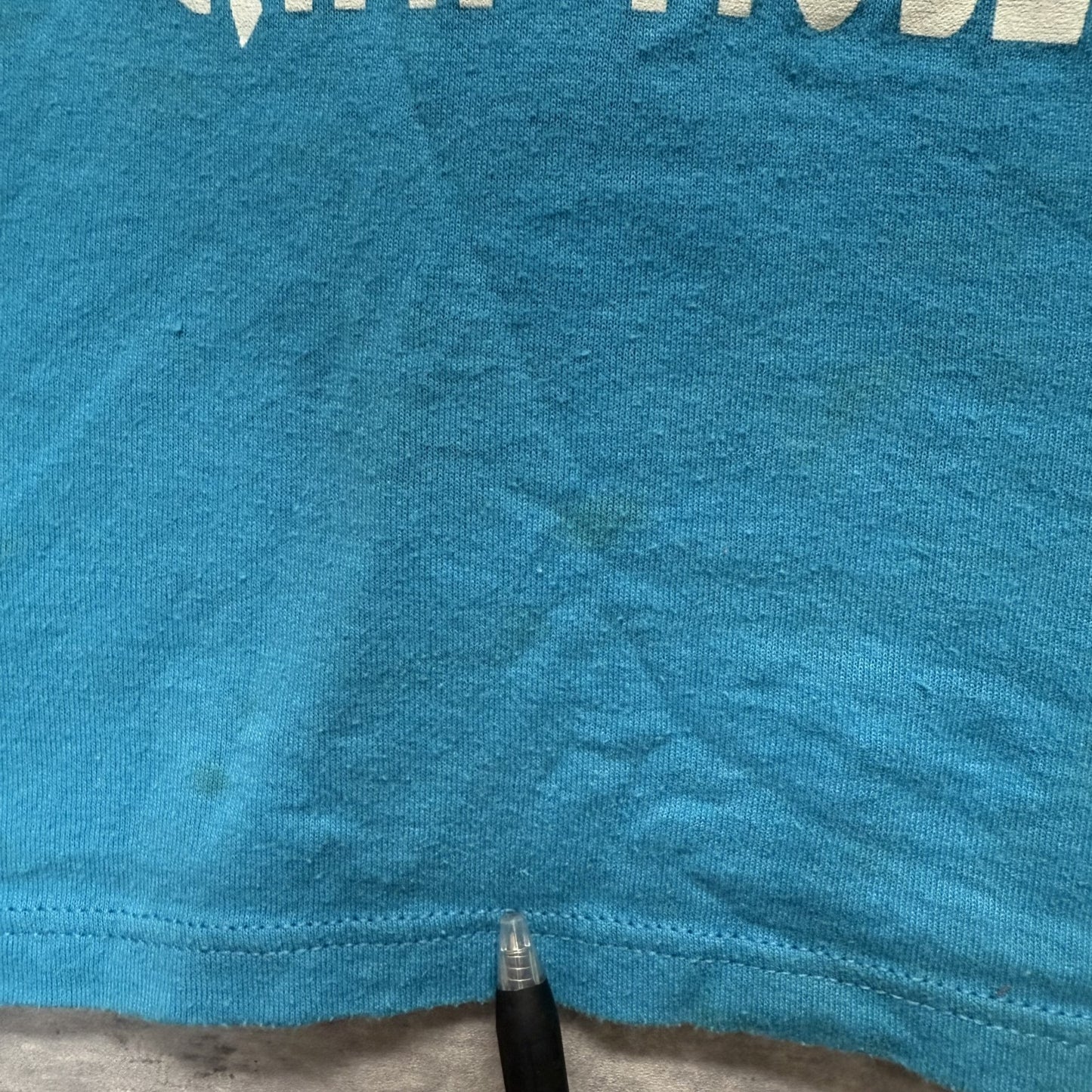 80s 90s vintage 古着　ビンテージ　Velva Sheen Tシャツ　ガーフィールド　キャラクター　アメリカ製　ライトブルー