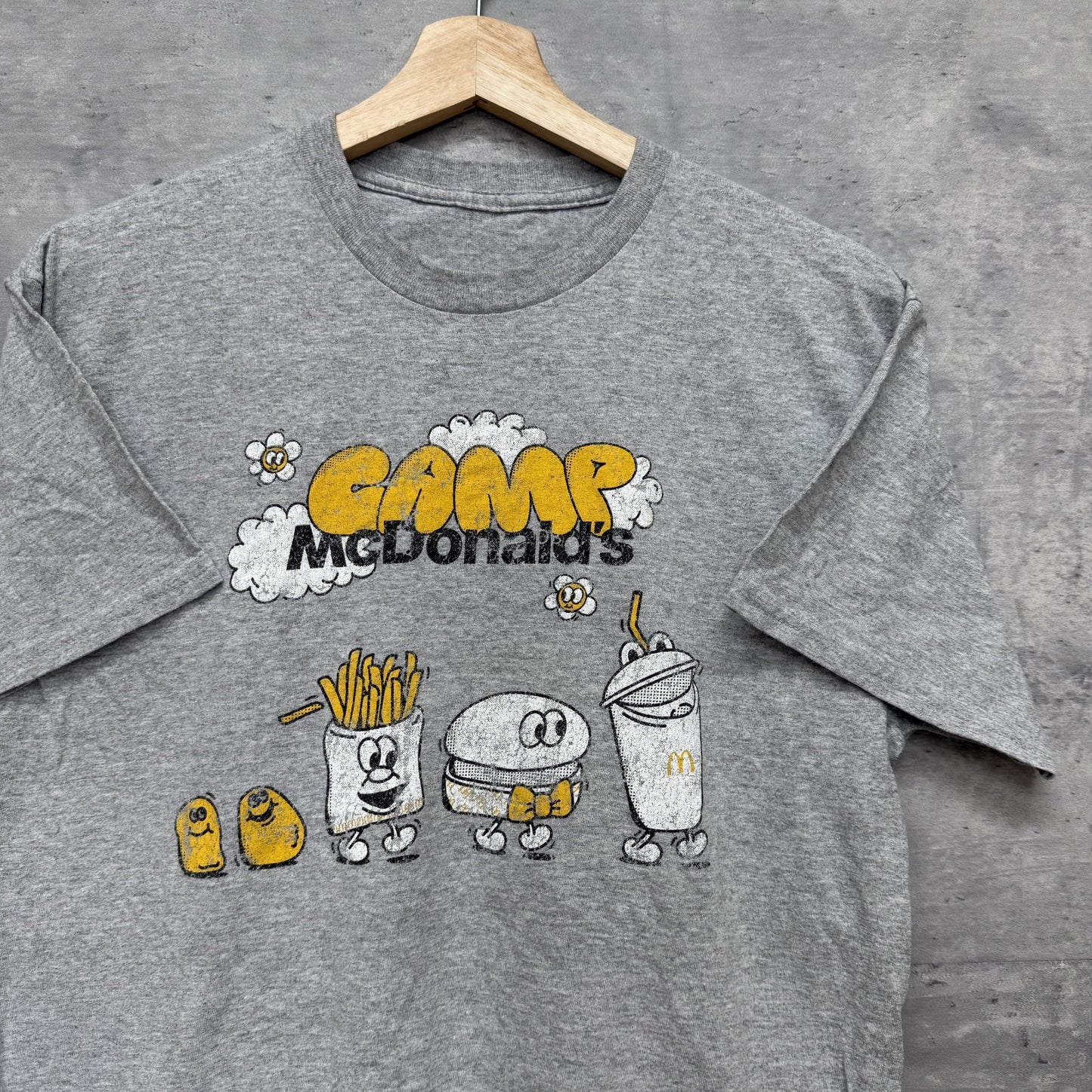 00s vintage 古着　ビンテージ　McDonald's マクドナルド　企業　カジュアル　グレー