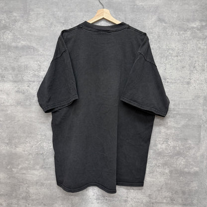 USA製　80s 90s vintage 古着　ビンテージ　アメリカ製　ハードロック　HardRock カジュアル　シティ　フロントプリント