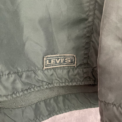 vintage 古着　ビンテージ　リーバイス　LEVI'S アノラックジャケット　単色　モスグリーン　ハーフジップ