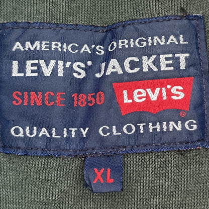 vintage 古着　ビンテージ　リーバイス　LEVI'S アノラックジャケット　単色　モスグリーン　ハーフジップ