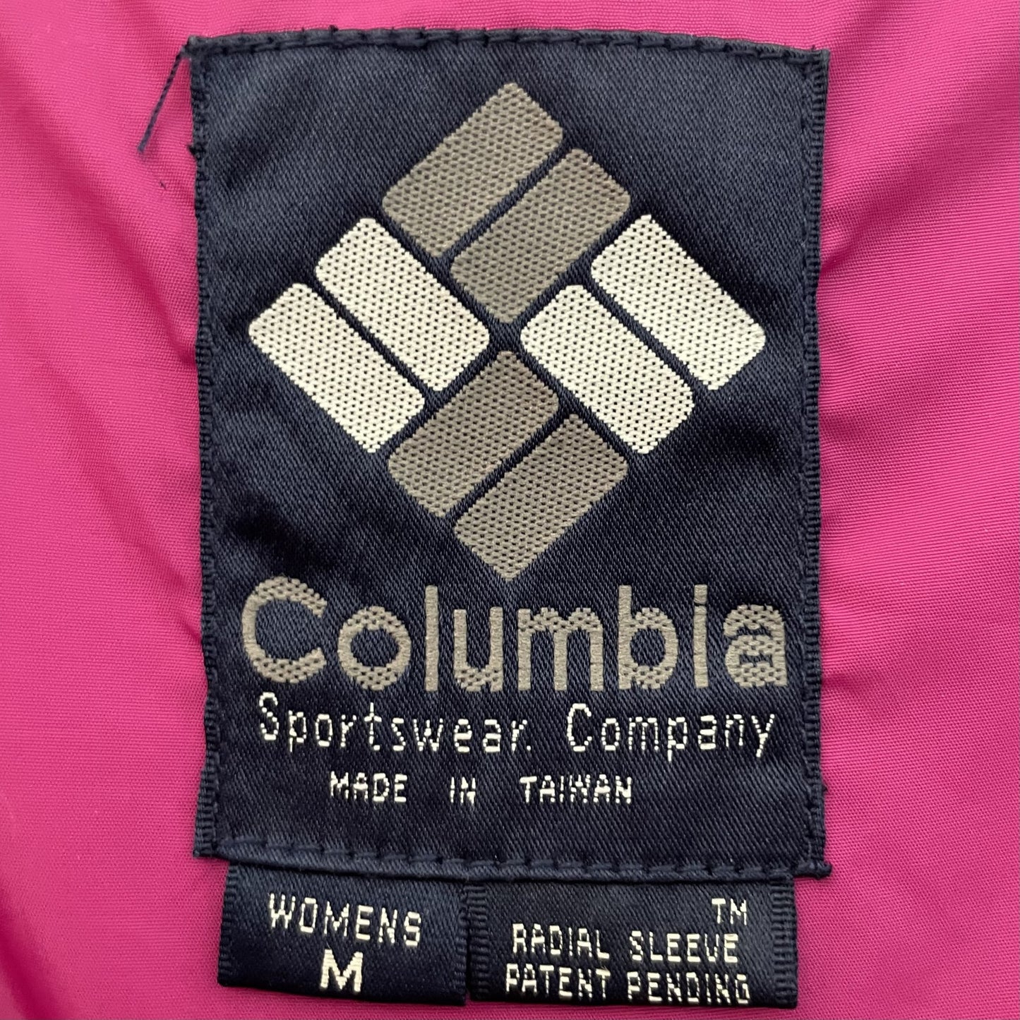 90s vintage 古着　ビンテージ　コロンビア　Columbia ナイロンジャケット　ターコイズブルー　ブルゾン