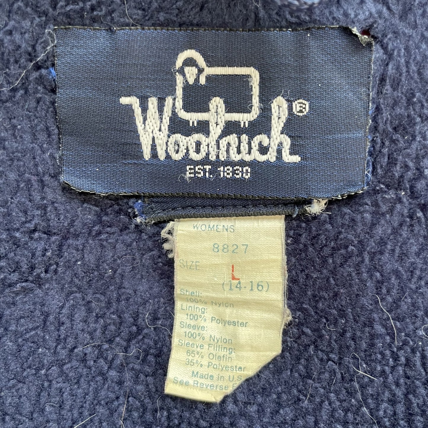 80s vintage 古着　ビンテージ　USA製　アウトドア　ピンク　ウールリッチ　ウォームアップジャケット　Woolrich