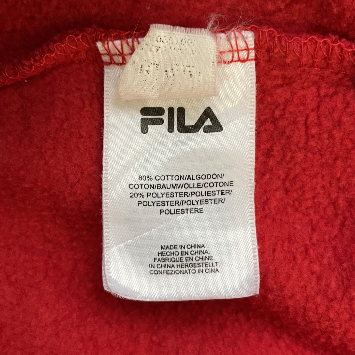 00s vintage 古着　ビンテージ　フィラ　FILA パーカー　フルジップ　バックロゴ　メンズ